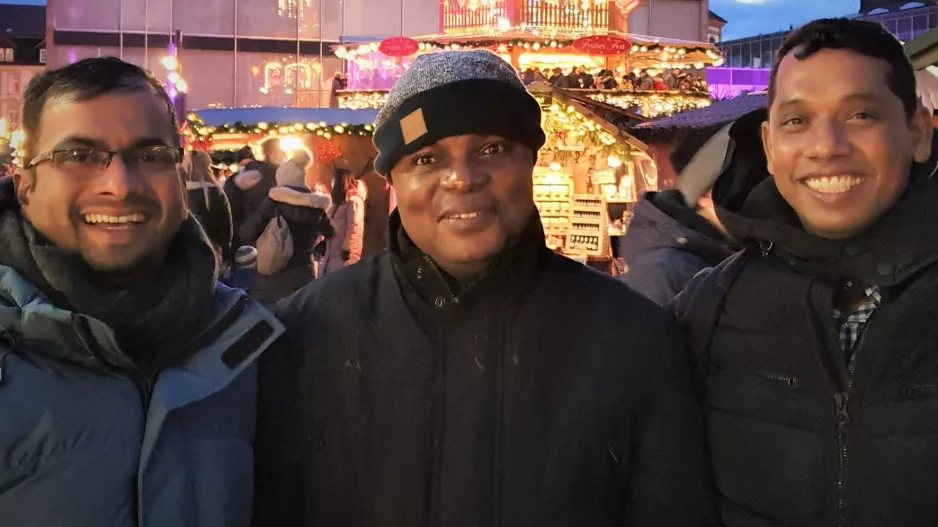 Die Patres Augustine, Keba und John