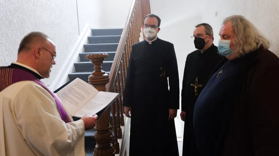 Segen im neuen Haus St. Eugen von Mazenod