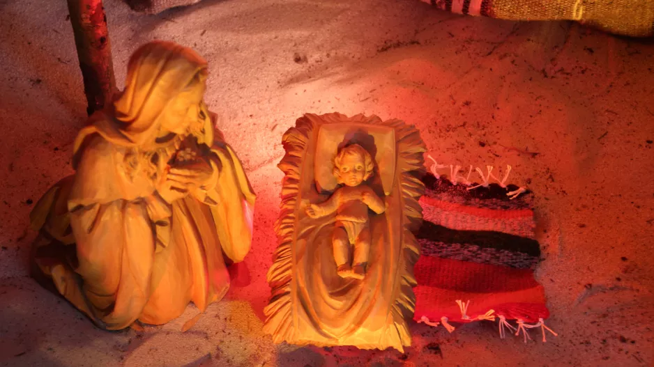 Krippe Hünfeld Jesuskind