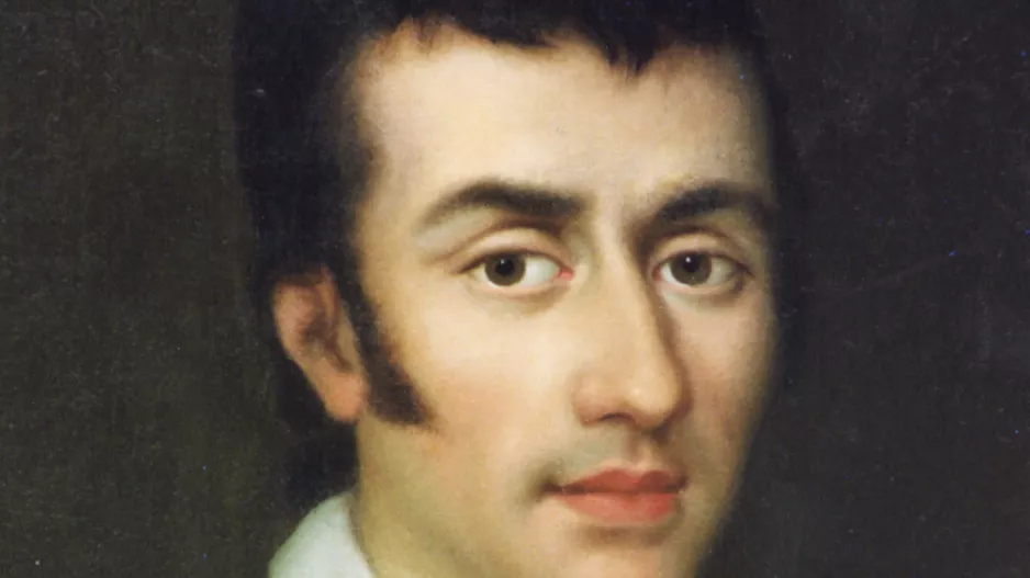 Ein Gemälde des jungen Eugen von Mazenod